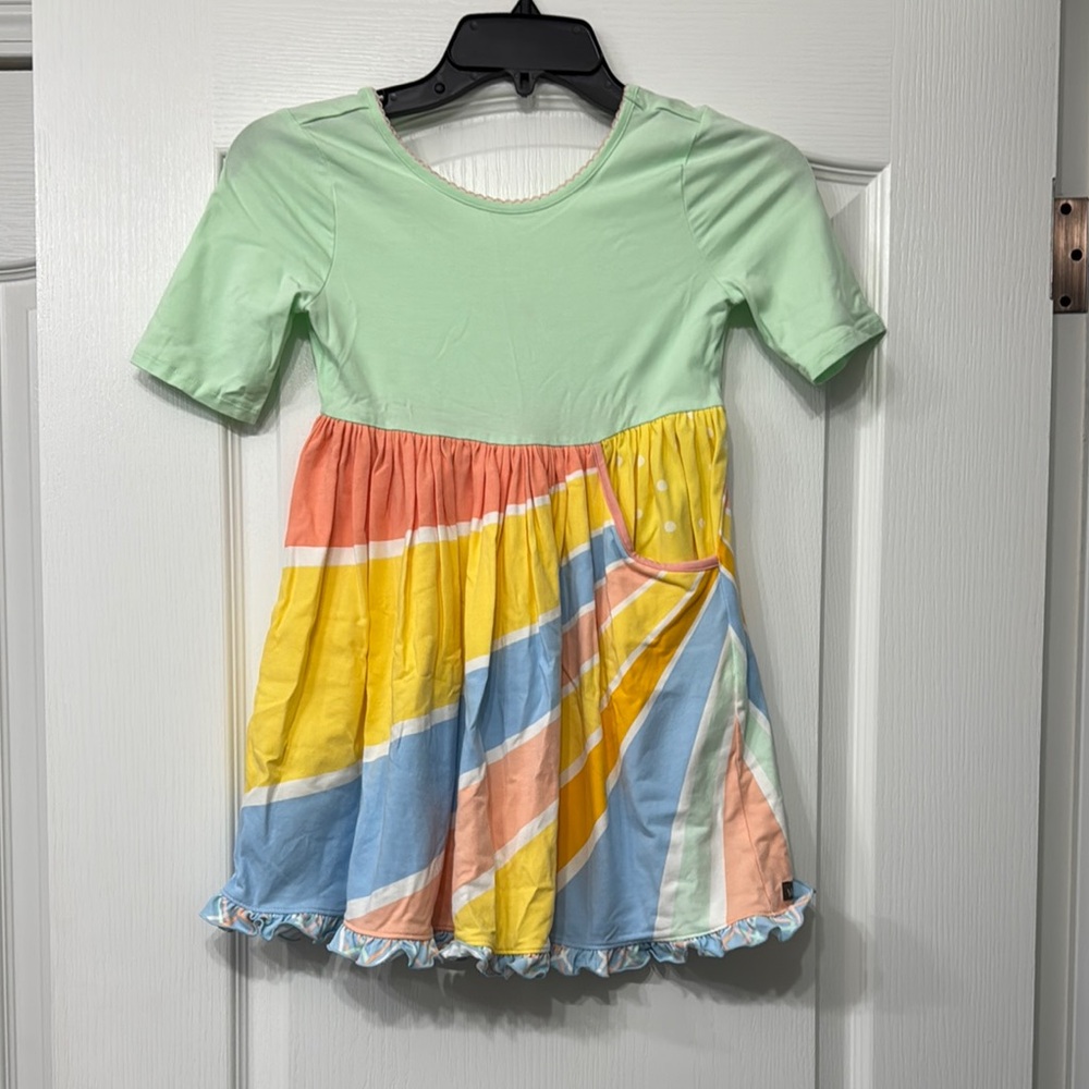 Matilda Jane Green Ruffled Tiered Sundress